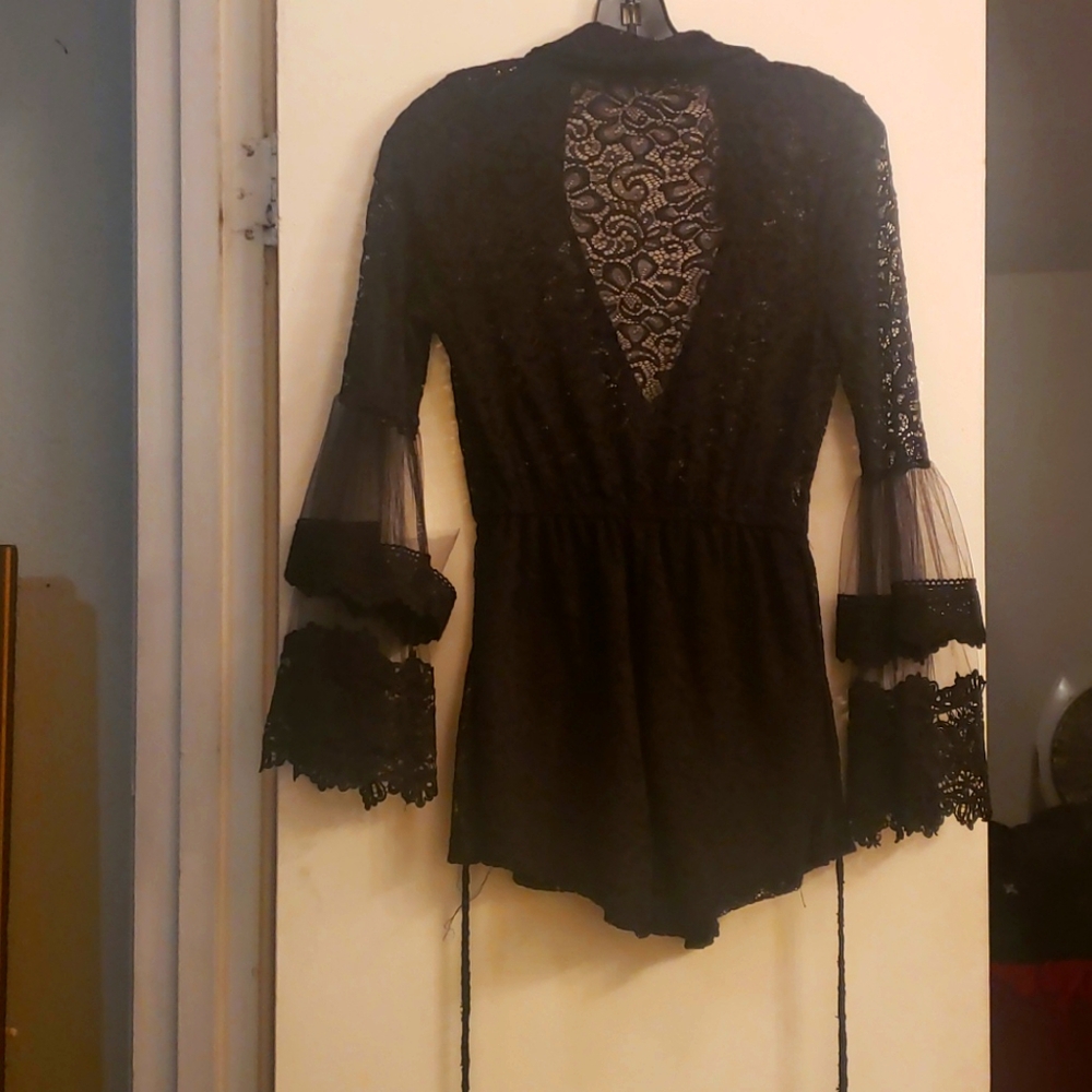 Black Romper - Picture 2 of 2